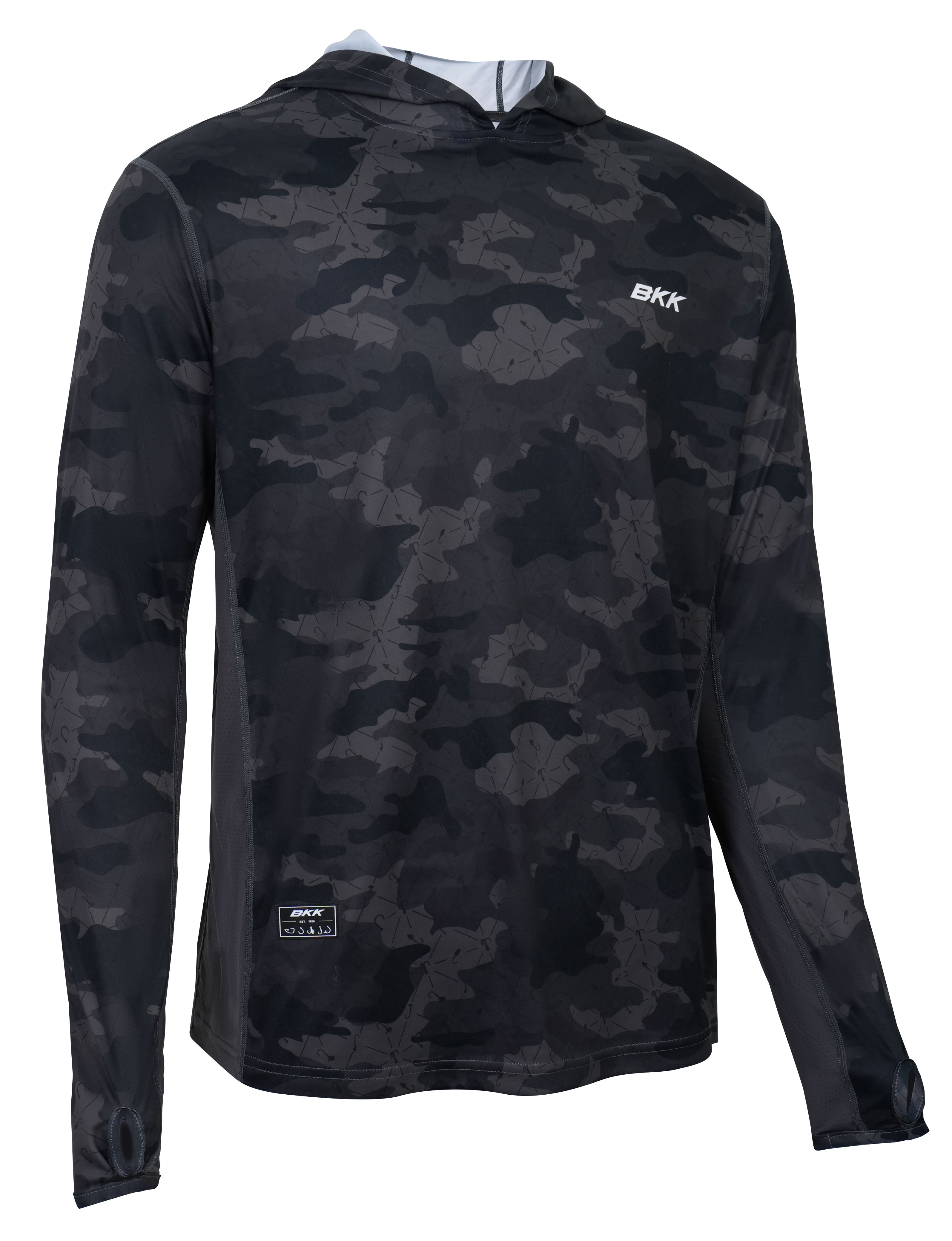 Chemise Manches Longues Homme Huk – Pêche Outdoor – Gris Camouflage – Taille L – Parfait état