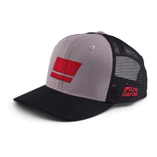 Cappello Abu Garcia Abu Flag Trucker Grigio Rosso Nero
