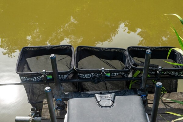 Preston Triple 2.5m Carp Keepnet Pack (3 Leefnetten!)