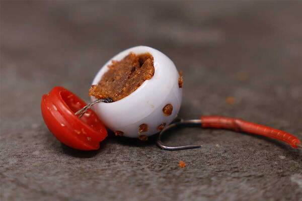 Liquirigs Multi-Bait Boilie Hookbait System Washed Out White In-Line (4 Stuks)