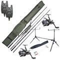 Ultimate Session Carp Set on canne, mulinelli, avvisatori, rod pod e sacca!