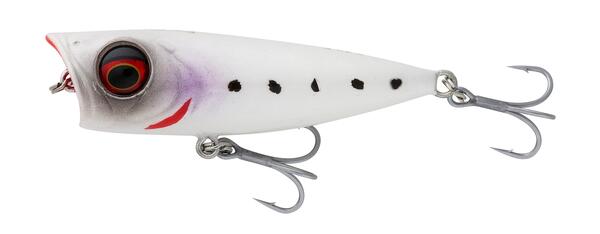 Savage Gear Micro Popper Oppervlakte Kunstaas 5.5cm (5.4g) - Snow White