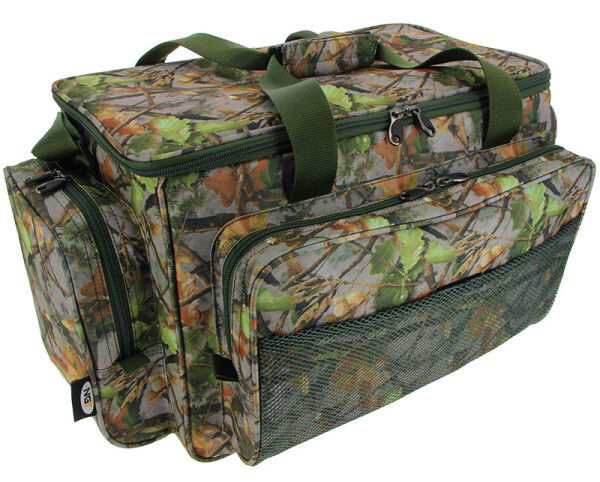 NGT Camo Carryall Kit mit Tacklebox, Rigbox & Glug Bag