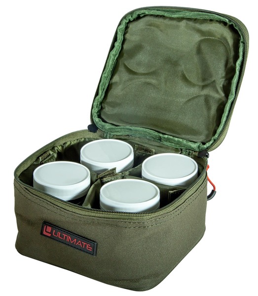 Ultimate Hookbait Glug Case (Incl. 4 Glug Pots!)