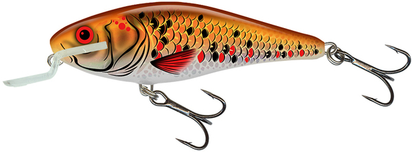 Salmo Executor 12cm 33gr Shallow Runner - Holographic Golden Back