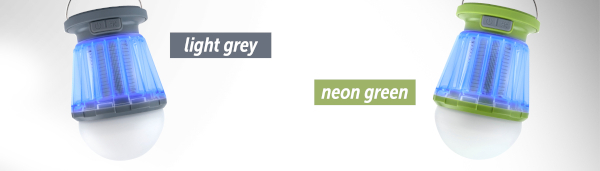 DÖRR LED Solar Camping Light Anti-Moskito - Dörr LED Solar Camping Light Anti-Moskito Gris y Verde Neon