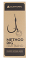 Ultimate Method Rig Barbless With Baitband 10cm 0.22mm (8 pieces)