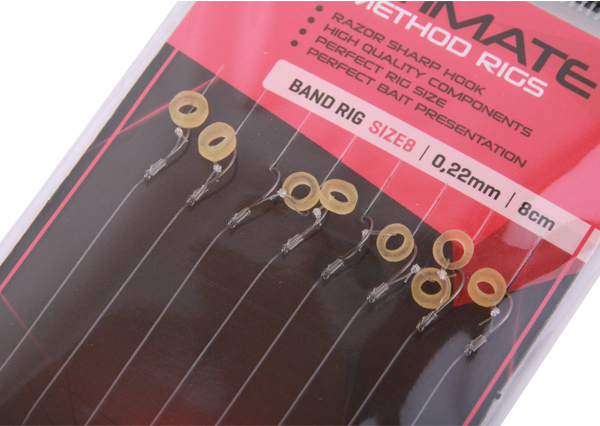 Ultimate Method Hair Baitband Rigs, 8 pcs