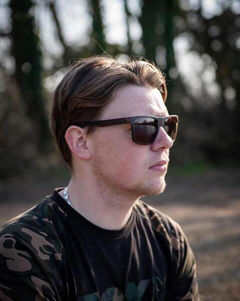 Fox Avius Trans Khaki Gepolariseerde Zonnebril - Brown Lens