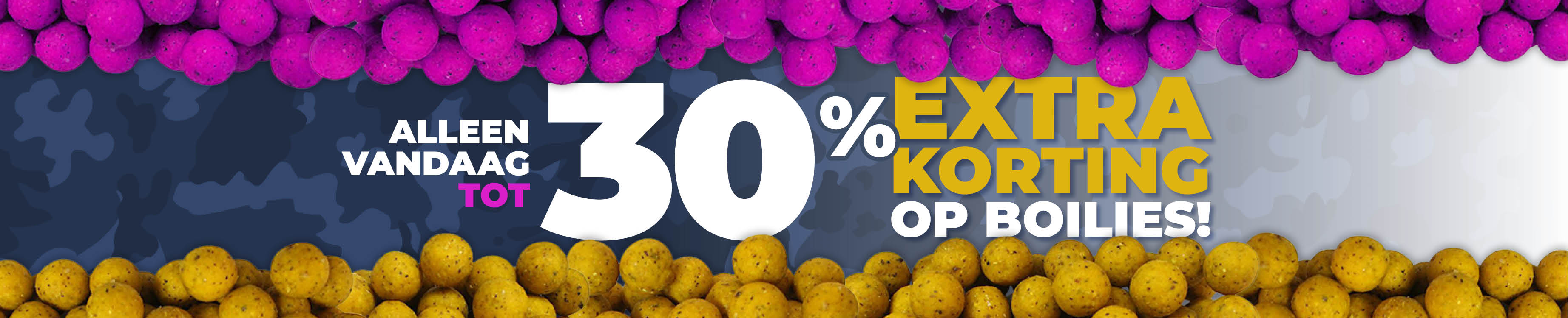 Topbanner: Tot 30% Boilies