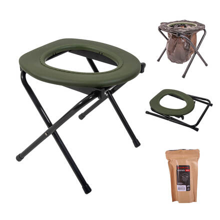 Toilette Ultimate Camper-Comfort + 15 Sacs Biodégradables