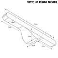 Nash Scope OPS Soft Protect 2 Rod Skin Foudraal - 9ft