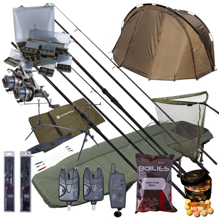 Mega Set Completo per Pesca Notturna alla Carpa Ultimate