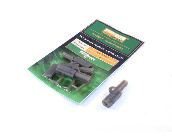 PB Products Hit & Run X-Safe Leadclip (5 stuks) - Gravel