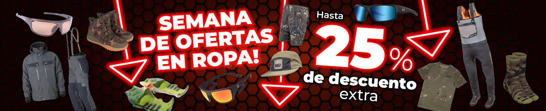 Topbanner: Tot 25% Kleding (Weekactie)