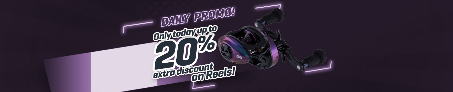 Topbanner: Tot 20% Reels