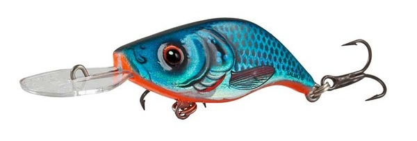 Salmo Sparky Shad Floating Plug 4cm (3.5g) - Blue Holographic Shad