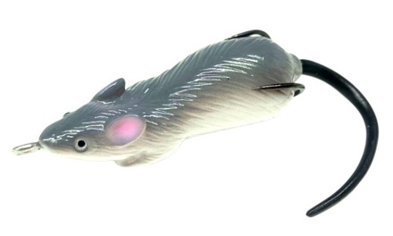 CatchGear Surface Mouse Topwater Lure Gray 6.5cm (12g)