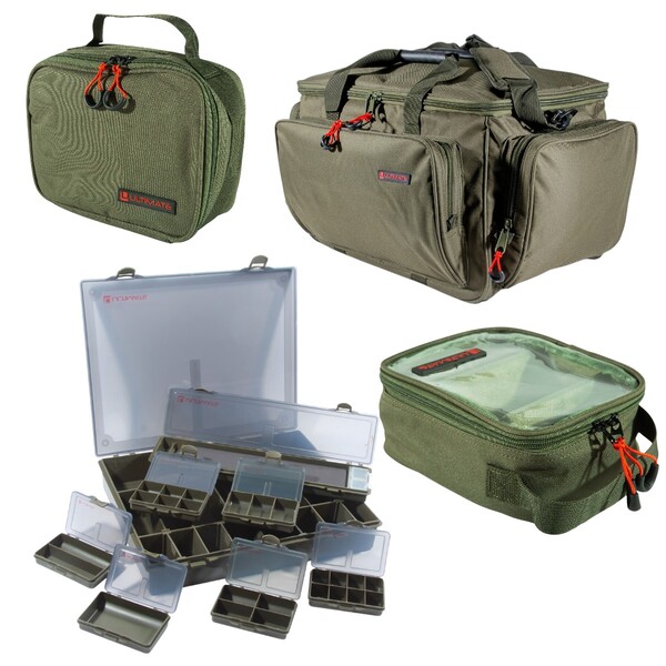 Kit de rangement Ultimate Carp Luggage Tacklebox Set