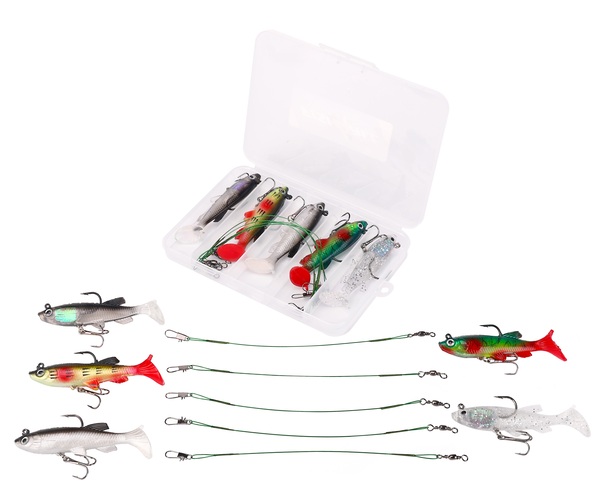 Fish4All Swimbait & Leader Box 4 8cm (14g) (5pcs)