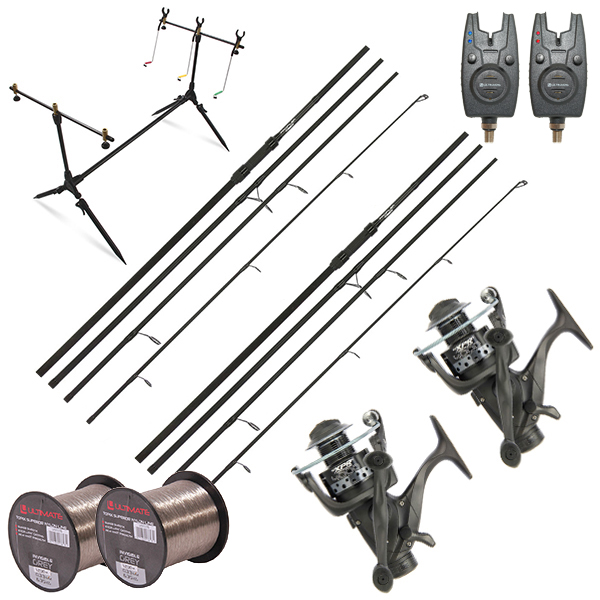 Carp Rod Ngt Profiler 10ft NGT Profiler Travel Carp Set Complete