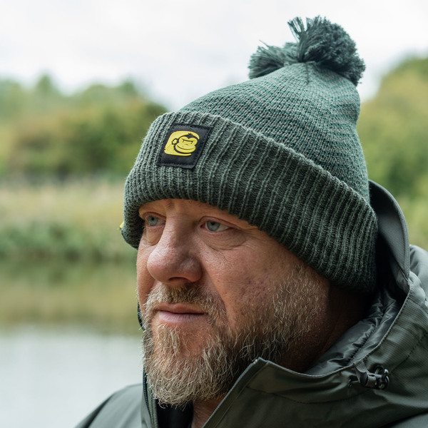 Ridgemonkey APEarel ThermaPro Waterproof Bobble Hat Green