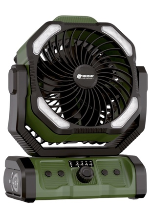 Holdcarp Rechargeable DoubleMotor Fan (Incl. Afstandsbediening)