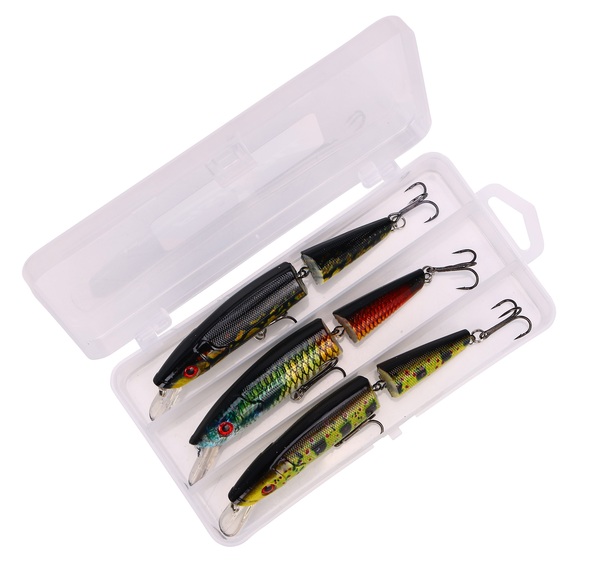 Fish4All Hardlure Kit Jointed 1 Floating Pluggen Set 14cm 22g (3 Stuks)