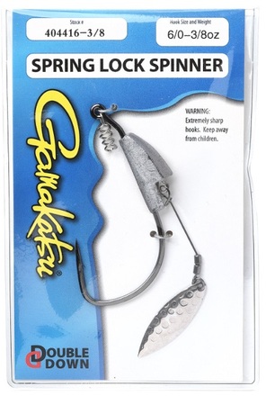 Gamakatsu Spring Lock Spinner Softbait Anzuelo