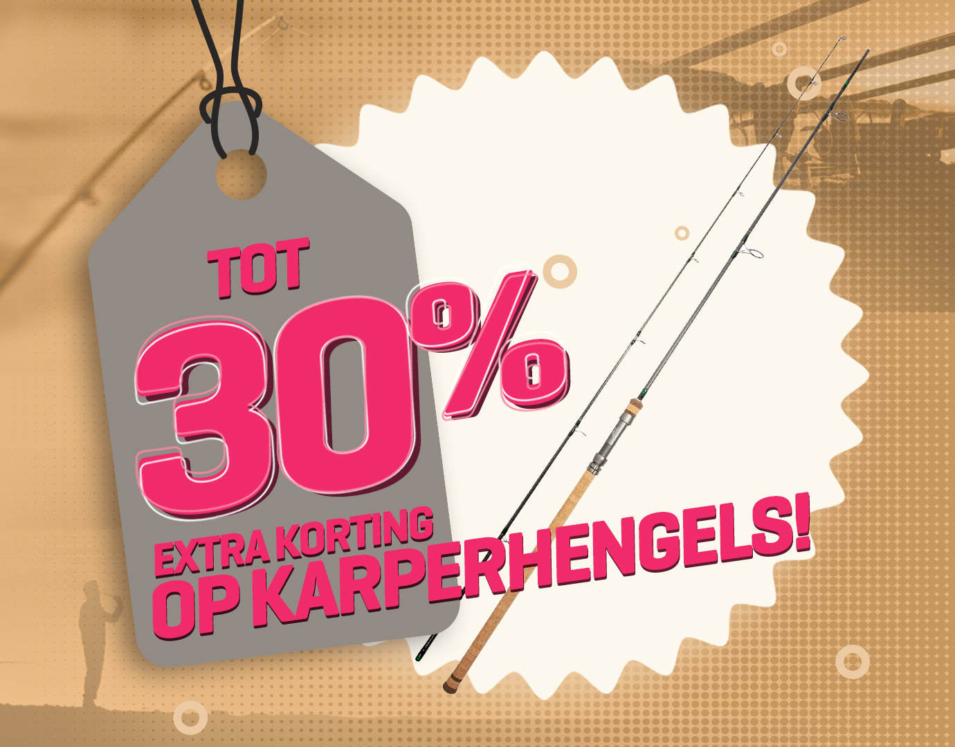 Subbanner: Tot 30% Karperhengels (actieperioden 2025)