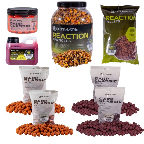 Ultimate Baits Carp Particles/Boilies Weekend Pack