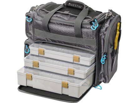 Borsone Westin W4 HD 3 Boxes XL Titanium Grey (incl. 3 cassette per materiali!)