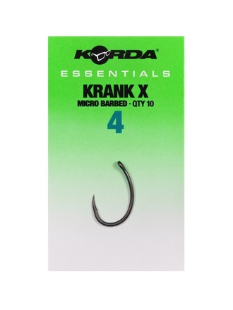 Ami da Carpa Korda Essentials Krank X con Ardiglione (10 pezzi)