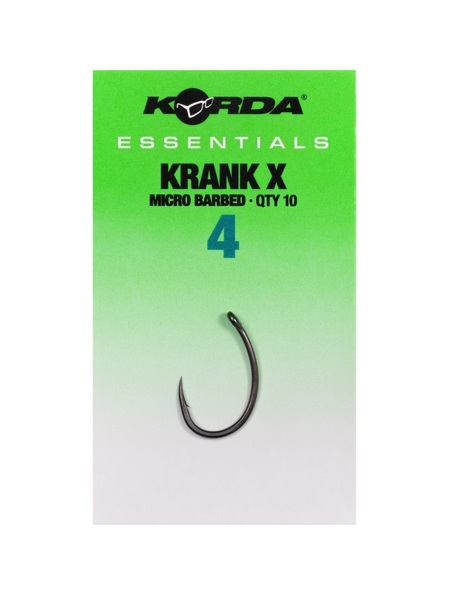 Ami da Carpa Korda Essentials Krank X con Ardiglione (10 pezzi)