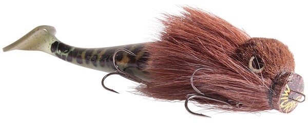Miuras Mouse Pig Shad 26cm (115g) - Baby Brown