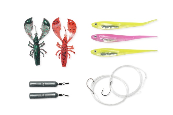 Kit Ultimate Dropshot Senza piombo 150cm 0.30mm 7 + 9.5cm (10g) (9pcs) - Bright