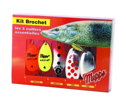 Mepps Spinner Kit Snoek (5 pcs)