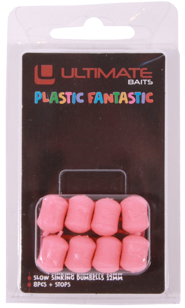 Carp Tacklebox, randvol mit Topprodukten für den Karpfenangler - Ultimate Baits Dumbels pink