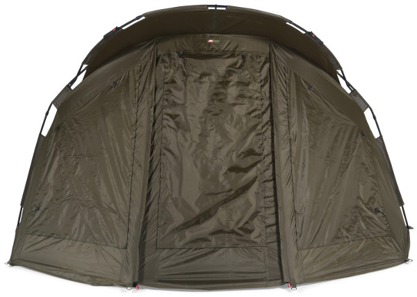 Tente De Pêche JRC Defender Peak Bivvy – 1 Personne, 205x140x270 Cm, Moustiquaires, Avancée Visière, Garantie 3 Ans