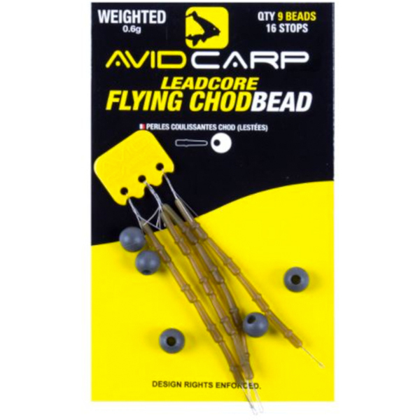 Ultimate Super Adventure Carp Box Deluxe - Avid Carp Weighted Leadcore Flying Chod Beads