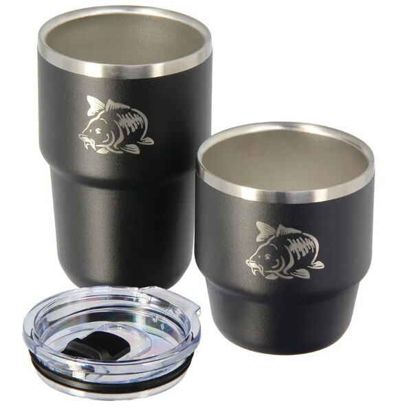NGT Twin Mug Stackable Outdoor Drink Thermos Set (Cup + Mug)