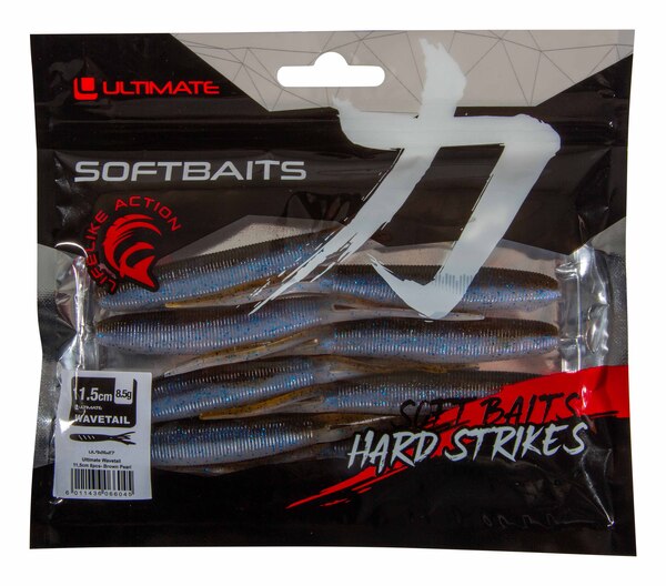 Ultimate Wavetail Shad 11.5cm (8 pcs) - Brown Pearl
