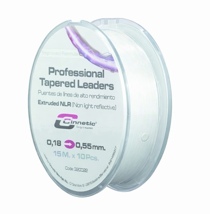 Cinnetic Professional Taper Zeevis Leaders NLR (15m) (10 Stuks)