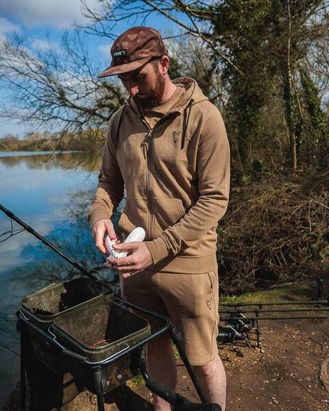 Fox Collection LW Hoody con Cremallera - Tan LTD