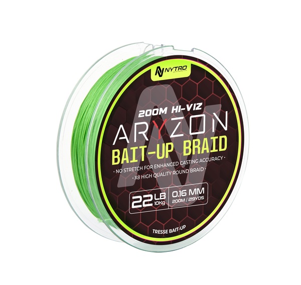 Nytro Aryzon Hiviz Bait-Up Coarse Braid 0.16mm/10kg (200m)