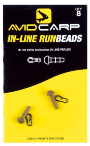 Carp Tacklebox, pełny akcesoriów end-tackle znanych marek! - Avid Carp - In-Line Run Beads Bo