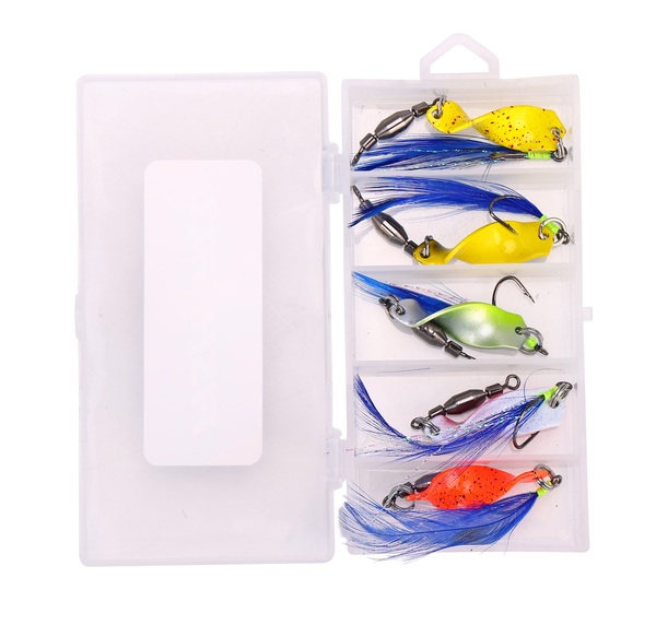 Fish4All Spiral Lure Kit 7cm 3g (5 Stuks)