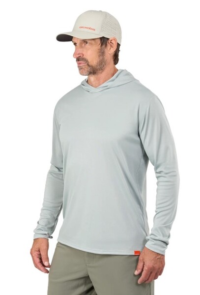 Grundéns Tough Sun Masked Hoodie UPF 50 Iceberg