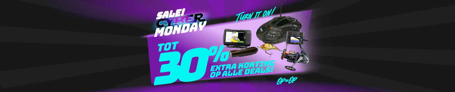 Topbanner: Tot 30% Alle Deals (cyber monday 2025)