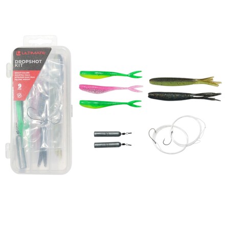 Ultimate Dropshot Kit Loodvrij 150cm 0.30mm 10 + 11.5cm Bright (10g) (9pcs)